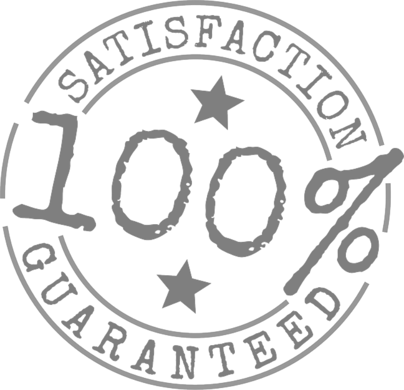 We guarantee our service 100%.
